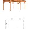 Buitenverblijf Casa 6100x3300x2600mm (bxdxh)
