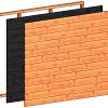 Wandmodule K potdekselplanken 2230x1560mm onbehandeld