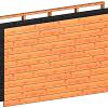 Wandmodule L potdekselplanken 3405x1560mm zwart