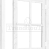 Douglas Vleugelraam enkel wit rechtsdraaiend 888x1039mm