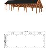 Kapschuur De Hoeve XL 12170x4400x3750mm (bxdxh)