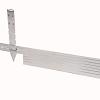 Alu Mevo Edge PRO zilver 3.2mm, 229x10.2 cm Incl. pennen