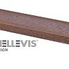 Schellevis opsluiting gewapend 100x20x5 cm roodbruin