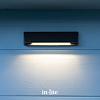 Wandlamp Wedge slim Dark Grey