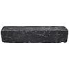 Linia Excellence Getrommeld 12x12x60 cm Nero