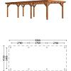 Buitenverblijf Siena 9300x4150x2500mm (bxdxh)