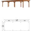 Buitenverblijf Siena 11150x4150x2500mm (bxdxh)