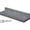 Schellevis L-model 100x40x15 cm Carbon