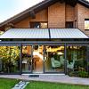 Elektrische boven zonwering met rits W350 550x350 cm (bxd) Incl. afstandsbediening type I.O. eendeli