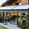 Elektrische boven zonwering met rits W350 800x150 cm (bxd) Incl. afstandsbediening type I.O. Tweedel