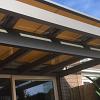 Elektrische boven zonwering met rits W350 850x200 cm (bxd) Incl. afstandsbediening type I.O. Tweedel