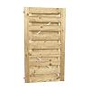 Jumbodeur met slotgat, geschaafd vuren 15 mm op verstelbaar stalen frame 100 x 180 cm, recht horizon