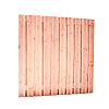 Douglas geschaafd plankenscherm 21-planks 16 mm 180 x 180 cm, onbehandeld, betonsysteem