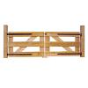 Douglas poort 4,5x300x100cm (incl. poortbeslag)