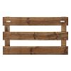 Dekkerhout grenen hek XL 120x70cm bruin geimpregneerd