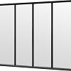 Steel Look raam zwart 2760x2200mm module C-01
