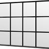 Steel Look raam zwart 2760x2200mm module C-03