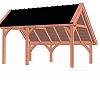 Kapschuur De Hoeve XL 5250x3800x3450mm (bxdxh)
