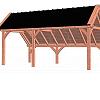 Kapschuur De Hoeve XL 6500x3800x3450mm (bxdxh)