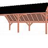 Kapschuur De Hoeve XL 7700x3800x3450mm (bxdxh)