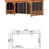 Buitenverblijf Casa 5950x3300x2600mm (bxdxh)