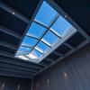 Lichtstraat lessenaar tot 2500mm, 1300mm diep incl. gelaagd isolatieglas en profielen