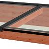 Lichtstraat lessenaar tot 2500mm, 1300mm diep incl. gelaagd isolatieglas en profielen