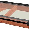 Lichtstraat zadeldak tot 1500mm, 1300mm diep incl. gelaagd isolatieglas en profielen