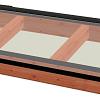 Lichtstraat zadeldak tot 2000mm, 1300mm diep incl. gelaagd isolatieglas en profielen