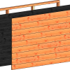 Wandmodule D potdekselplanken 2230x1170mm onbehandeld