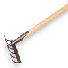Schoffelhark, 20 cm breed met essen steel 170 cm.