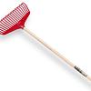 Bladhark Fiskars met houten steel 150 x 2,4 cm, gewaxt.