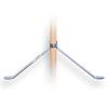 Stokhouder 45 cm breed - 19 cm hoog voor steel 28 mm
