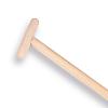 Schoffelsteel 160 x 3,2 cm. met hilt en excentrische punt.