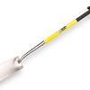 Spade gepolijst, met Fiberglas T-steel 80 cm. Totale lengte 115 cm.