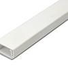 Kliklijst 20x10/15 wit+tape 2meter RAL9010