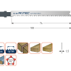 Decoupeerzaagblad DC200 / T101B (5 st per set)