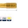 PRO Schroefbit Philips PH2 L=25 TiN-gecoat (2 st per set)