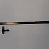 Verstelbare duimheng / Plaat 130x35mm / Heng 1000x40mm - Zwart