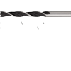Machinale houtboor ø4x43/75 (1 st per set)