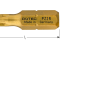 PRO Schroefbit Pozi PZ2R L=25 TiN-gecoat (2 st per set)