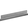 Betonpaal glad met diamantkop 10 x 10 x 180 cm, grijs ongecoat, hoekpaal t.b.v. scherm 90 cm hoog.
