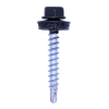 Woodies® Ultimate Steellies boorschroef 4.8x35 met ring Ø14mm RAL9011 - 50 st