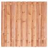 Tuinscherm Tanger geschaafd 180x180cm Red Class 19-planks