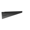 Rigidline gegalvaniseerd hoogte 15cm - lengte 220 cm - incl. 3 platte grondpennen en verbindingsplaa