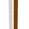 Flexline gegalvaniseerd verbindingshuls, hoogte 56 cm