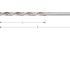 HSS spiraalboor, DIN 340, type N, ø9,0 / kvp (1 st per set)