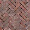 Ruston rood paars bezand DF80 getrommeld