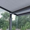 Elektrische zonwering met rits op staanders P550 300x500 cm (bxd) Incl. afstandsbediening type I.O.