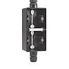 Hydro opbouwdoos 2V verticaal +2x M20 wartel doorvoer 2kant